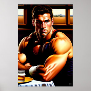 Poster Après Le Jeu - Rugby Art Print