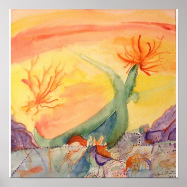 Poster Après-midi Abstrait (Devant)