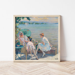 Poster Après-midi d'été au lac   Edward Cucuel