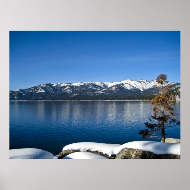 Poster Après-midi d'hiver au lac Tahoe II (Devant)