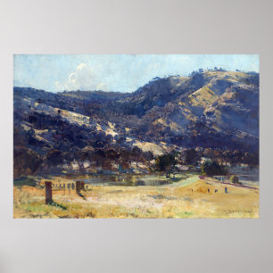 Poster Après-midi Lumière Goulburn Valley Arthur Streeton