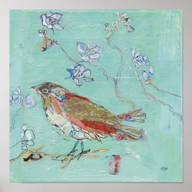 Poster Aqua Bird (Devant)