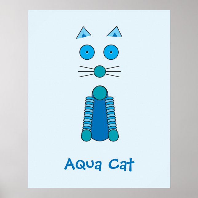 Poster Aqua CAT (Devant)