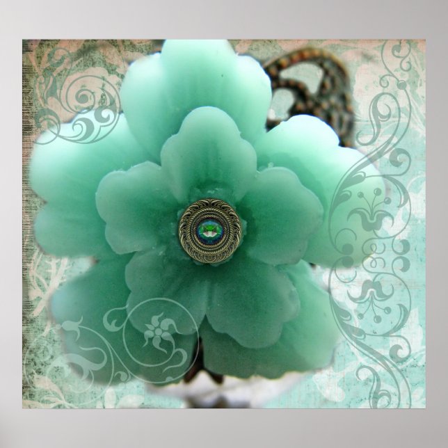 Poster Aqua Sakura (Devant)