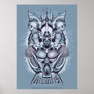 Poster Aquaman   Orme Roi d'Atlantis Graphic