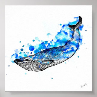 Poster Aquarelle