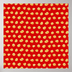 Poster Aquarelle Abstraite motif transparent, feuille des