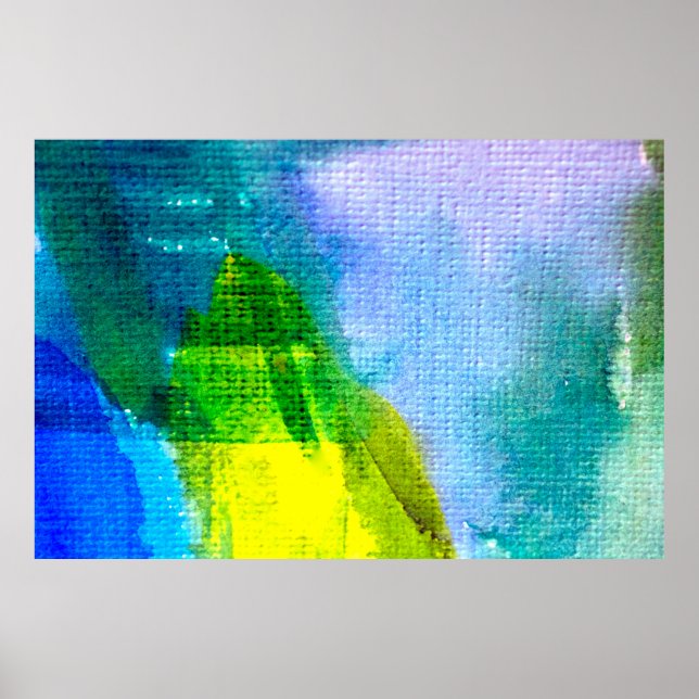 Poster aquarelle Abstraite peinte fond abstrait, acr (Devant)