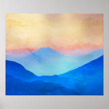 Aquarelle Blue Mountains
