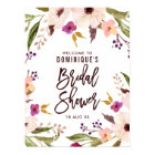 Aquarelle Bohème Floral Wreath Fête des mariées