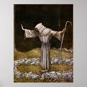 Poster Aquarelle "Brother Martin" par John Bauer