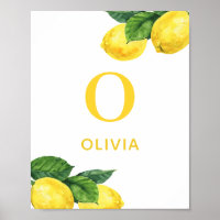 Aquarelle Citron | Nom de l'agrumes botanique Nurs