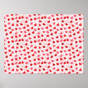 Poster Aquarelle Coeur Art (2)