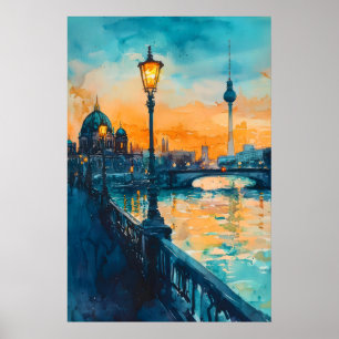 Poster Aquarelle de Berlin 4