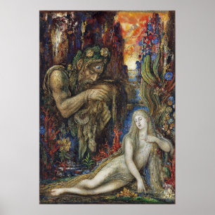 Poster Aquarelle de Galatea Gustave Moreau