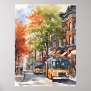 Poster Aquarelle de Toronto