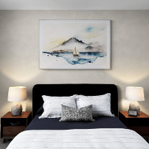 Aquarelle de voilier
