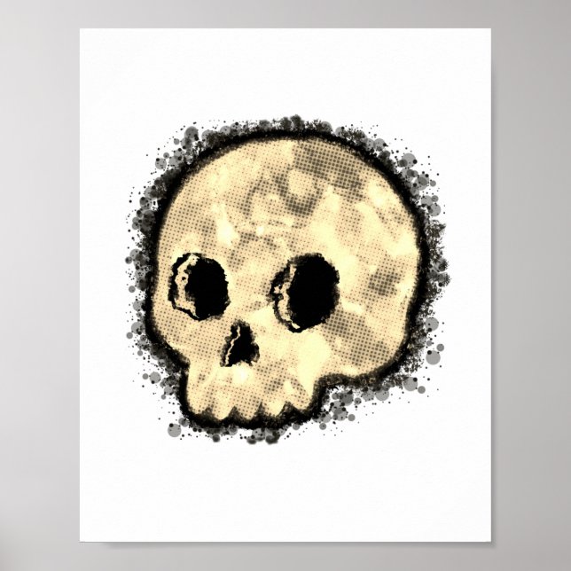Poster Aquarelle demi-teinte de sépia (Devant)