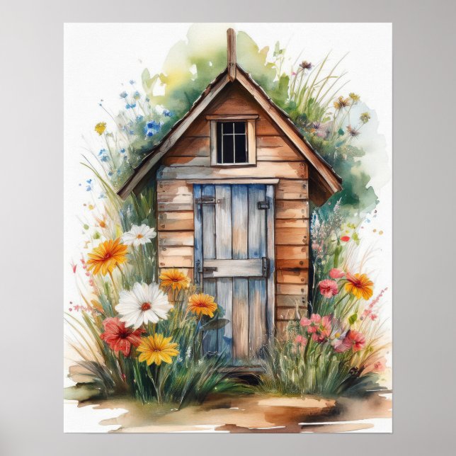 Poster Aquarelle extérieure 4 (Devant)