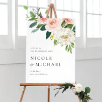 Aquarelle Jolie Fleurs de Jardin