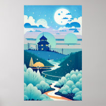 Aquarelle, pastel, toile, design 8