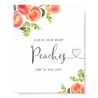 Aquarelle petite pêche deviner combien de pêches