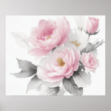 Aquarelle Pink Peonies