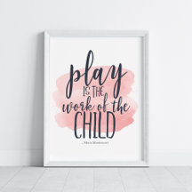 Aquarelle Quote l'école d'accueil Montessori