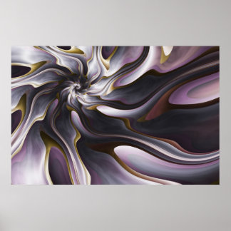 Poster Aquarelle soie