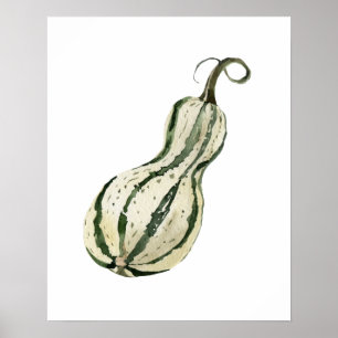 Poster Aquarelle Squash bio