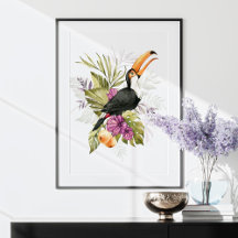 Aquarelle Toucan Parrot