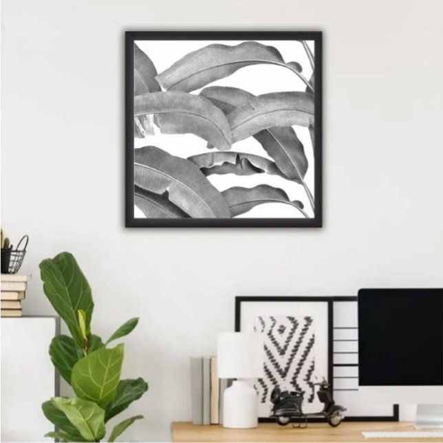 Poster Aquarelle Tropical Summer (#moderntropicalart #artprintwall #wallart #blackandwhitewallart #modernwallart)