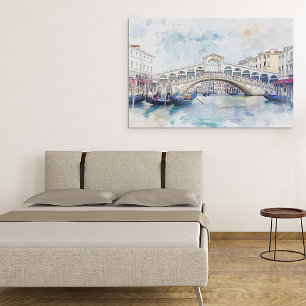 Poster Aquarelle Venise, Italie