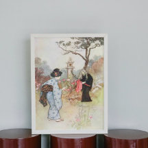 Aquarelle vintage Jaune