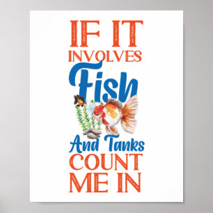 Poster Aquarium Conservation Des Poissons S'Il S'Agit De 