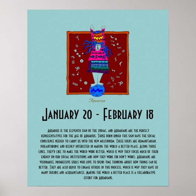 Poster Aquarius (Devant)