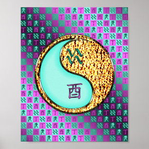 Poster Aquarius & Fire Roster