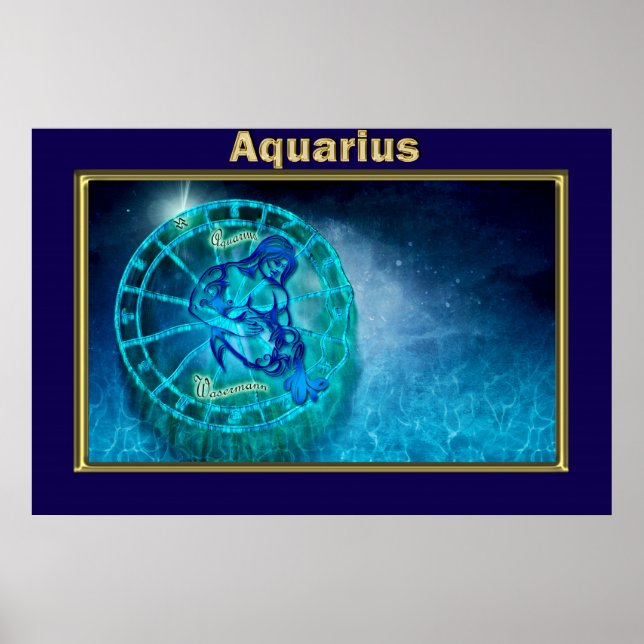 Poster Aquarius le porteur d'eau (Devant)