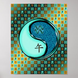 Poster Aquarius & Water Horse