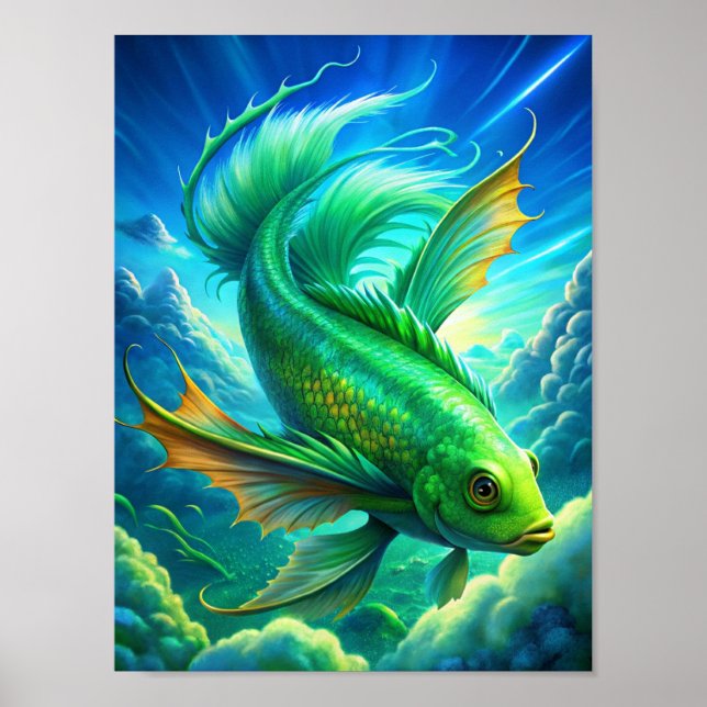 Poster "Aquatiques aériennes" (Devant)