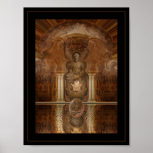 Poster Arabe Bouddha