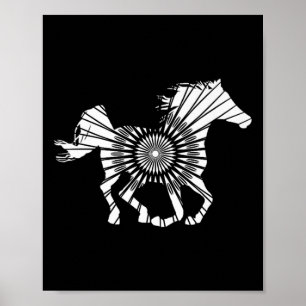 Poster Arabian Horse Horseback équitation Endurance Pony