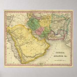 Poster Arabie Perse
