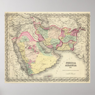 Poster Arabie Perse