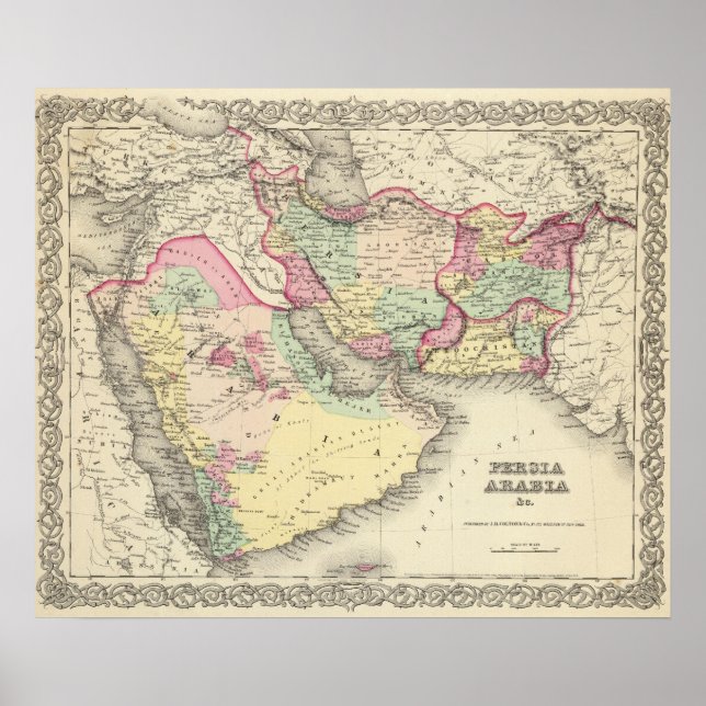 Poster Arabie Perse (Devant)