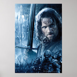 Poster Aragorn contre Orcs
