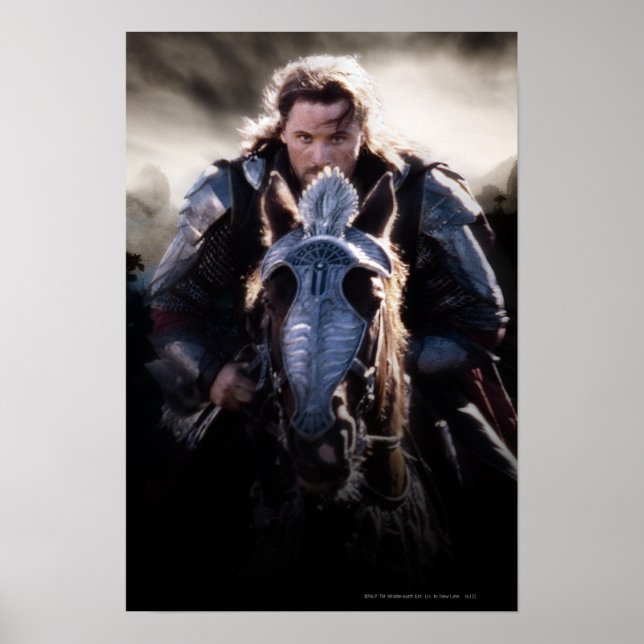 Poster Aragorn équitation (Devant)