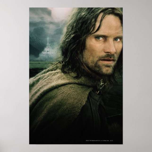 Poster Aragorn Gros plan (Devant)