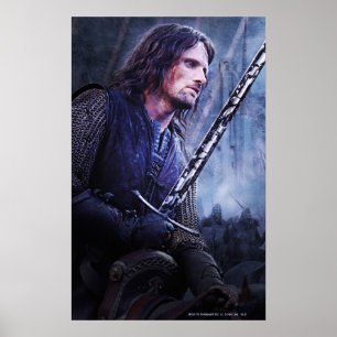 Poster Aragorn with Blood