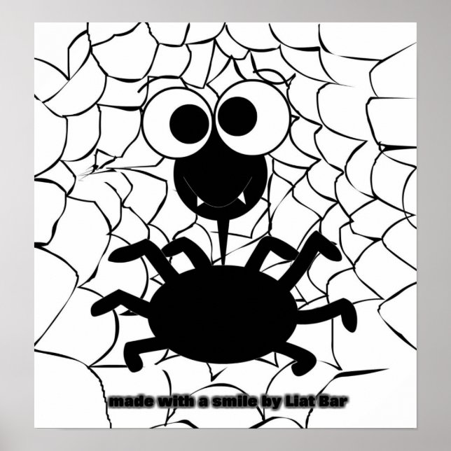 Poster araignée (Devant)